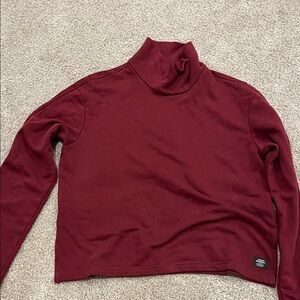 Cheap Monday Maroon Turtleneck Sweater